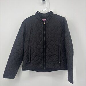 Burton Quilted Black Coat Snowboard Jacket Womens‎ Size Small Zip Up Lightweight